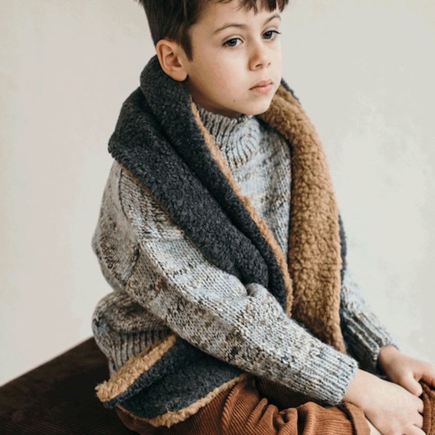 Jumper Rollneck Slouch Knit Grey Mist