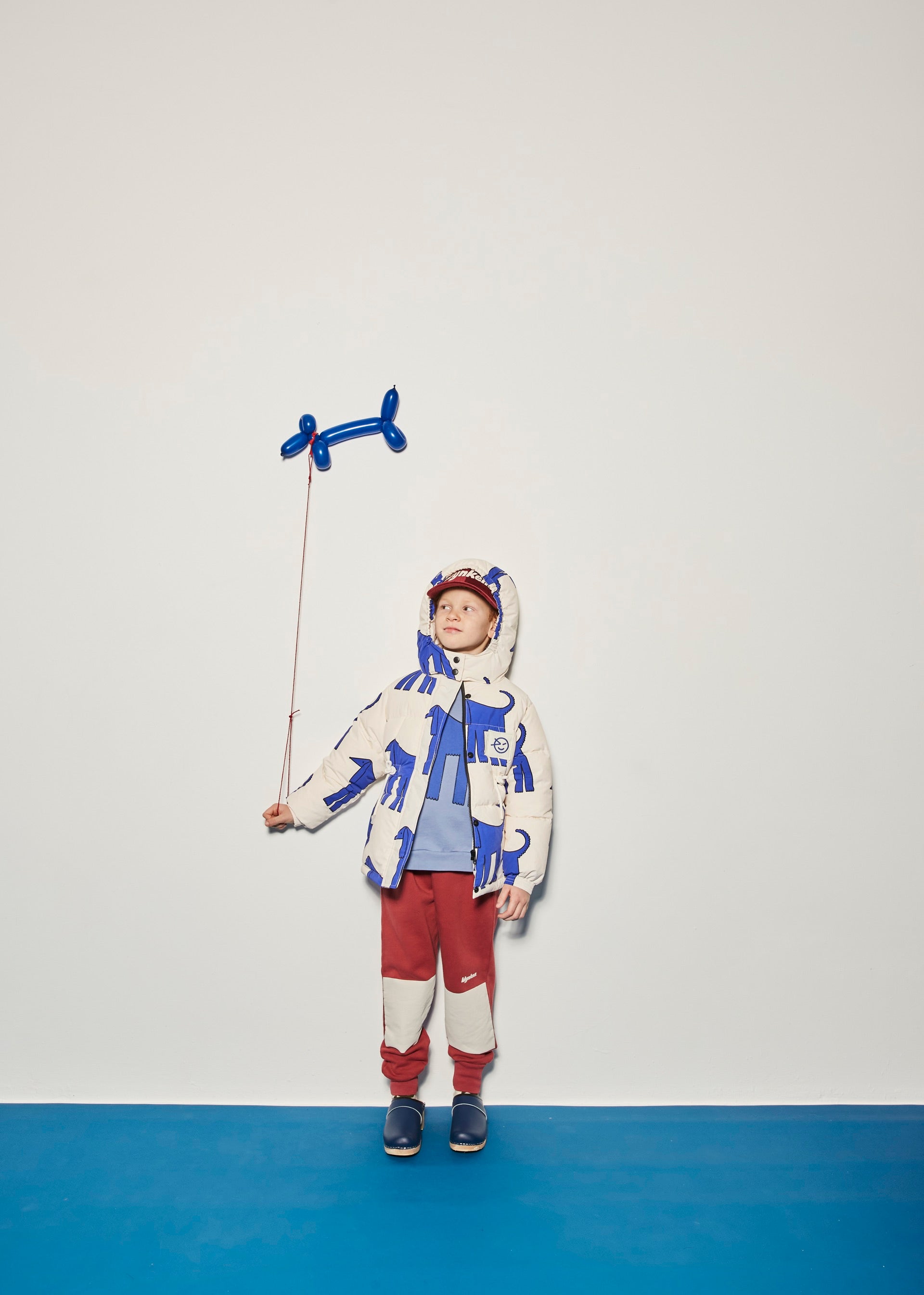 Pant Clin Doiel Collage Red