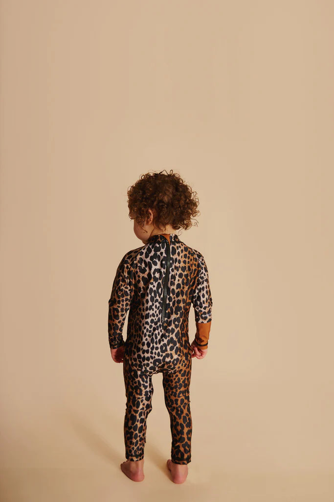 Onesie Lou Leopard UPF50+