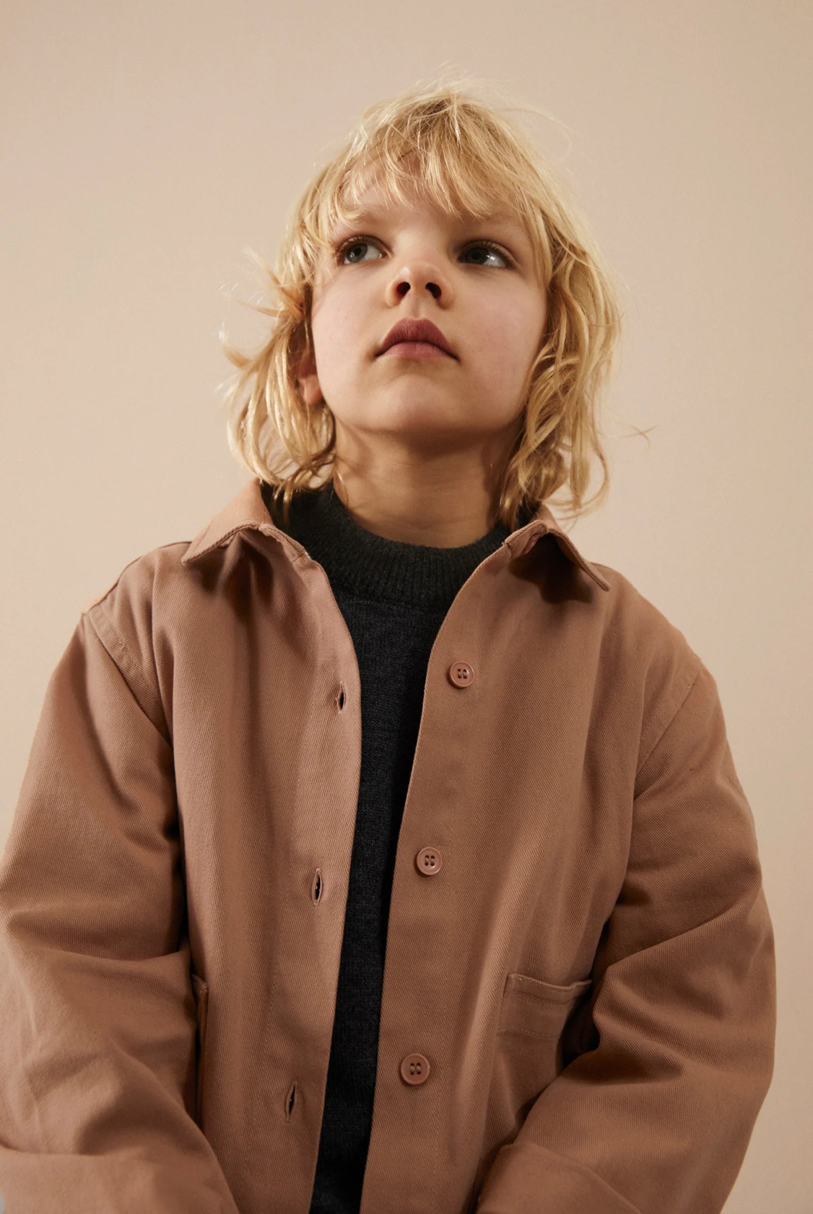 Overshirt Pop Twill Biscuit