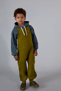 Dungaree Suit Olive Green