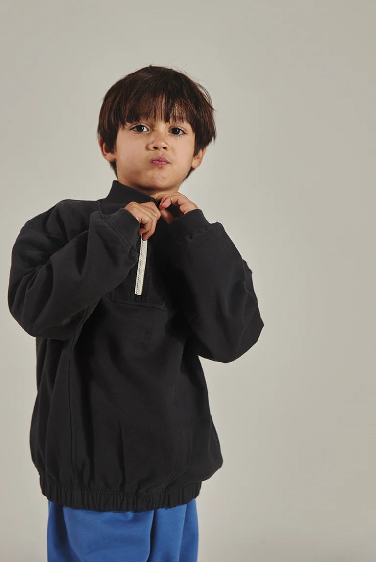 Jumper Half-zip Biscuit