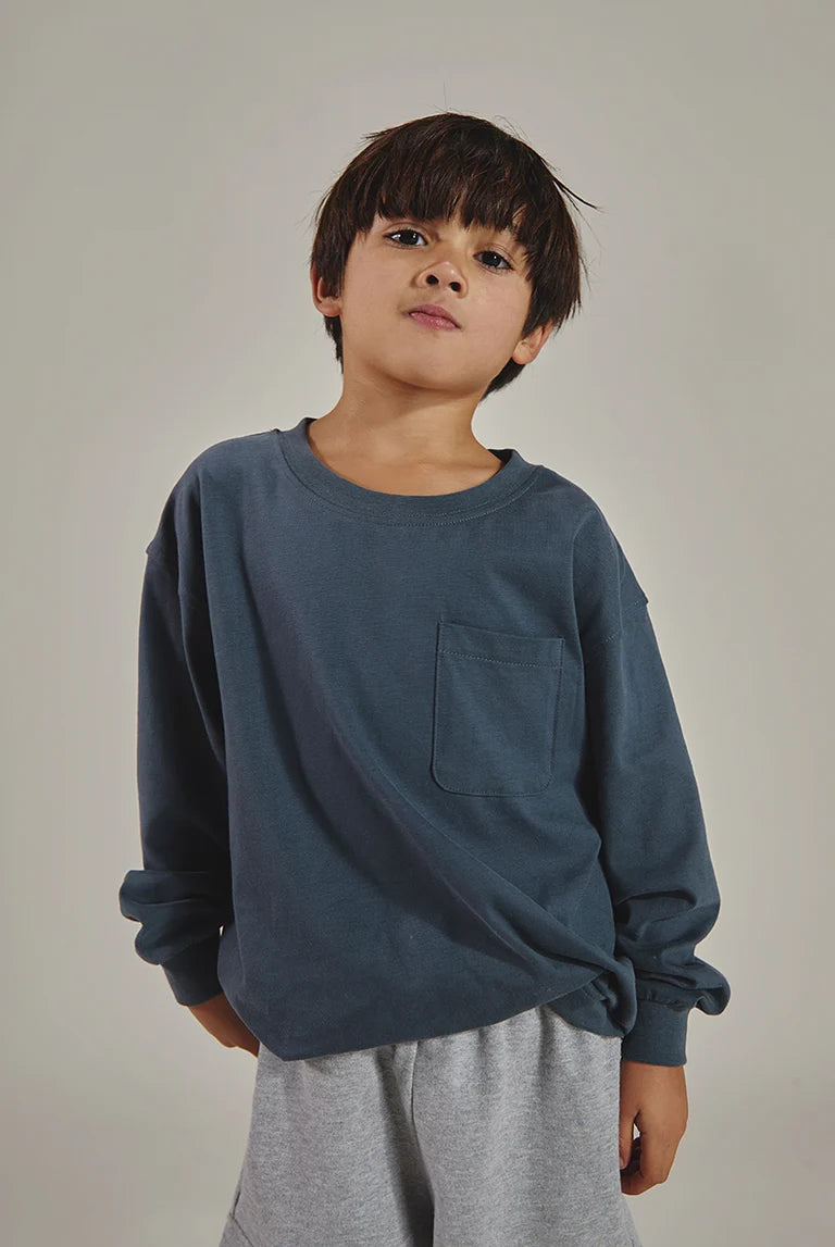 Longsleeve Oversized Nearly Black