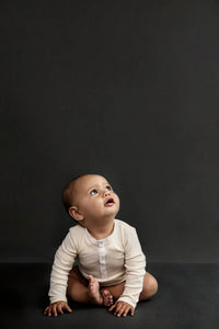 Body Longsleeve Henley Cream