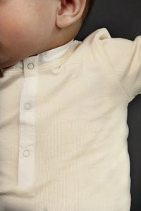 Body Longsleeve Henley Cream