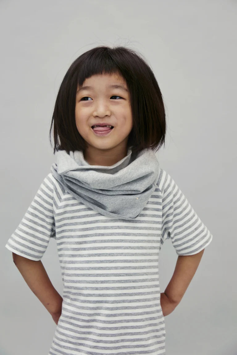 Tee Crewneck Grey Melange Off White