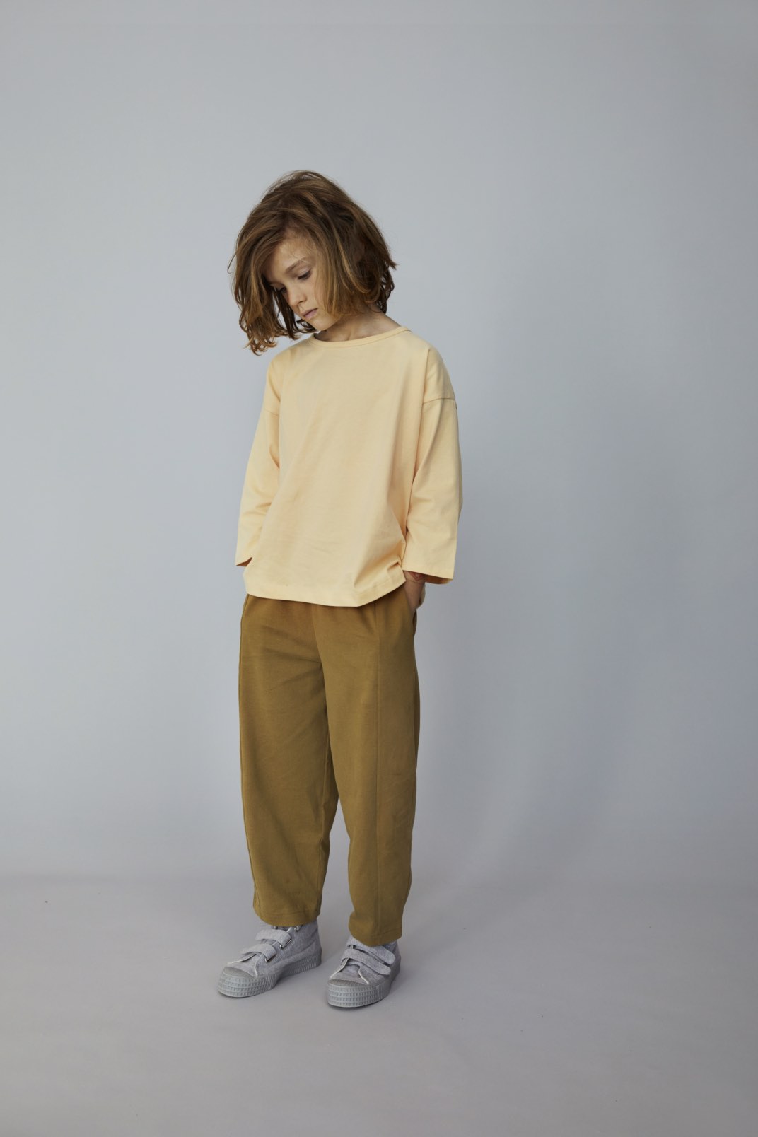 Tee Dropped Shoulder Apricot