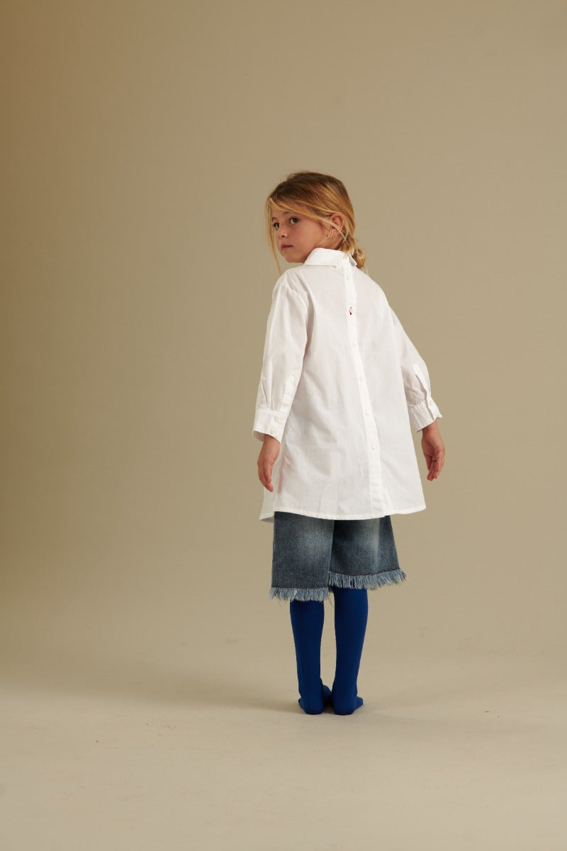 Dress Shirt Dad Reversed White