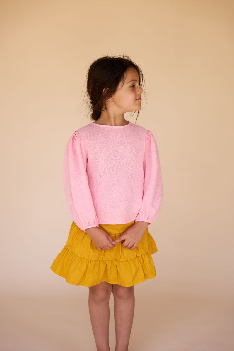 Blouse Puffed Bubblegum