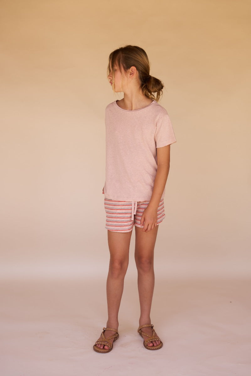Tee Short Sleeve Faded Rose