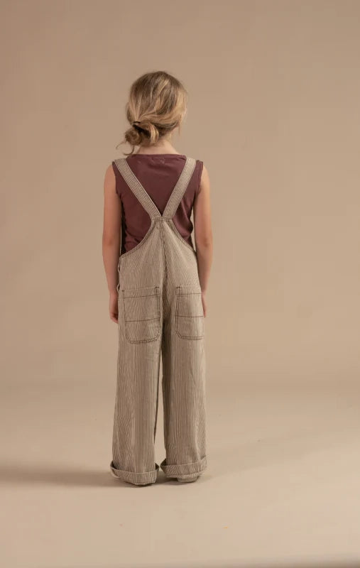 Dungaree Brown Stripe