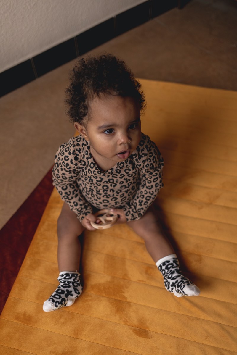 Bodysuit Light Brown Leopard