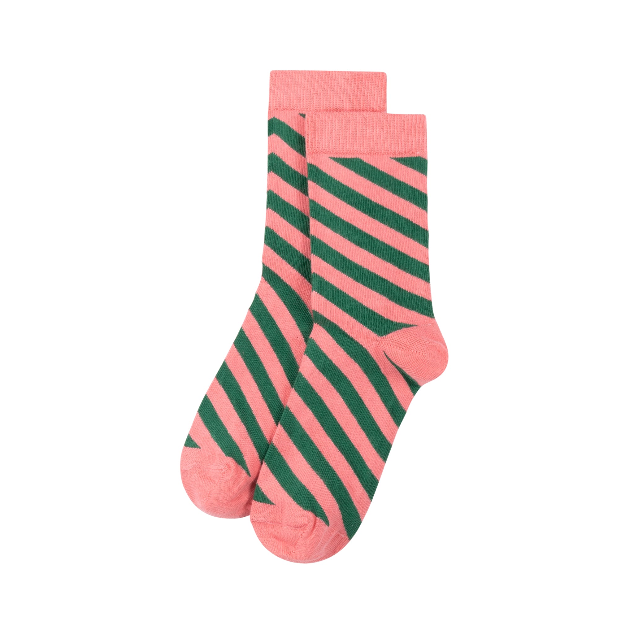 Sock Stripe Strawberry Ultramarine Green