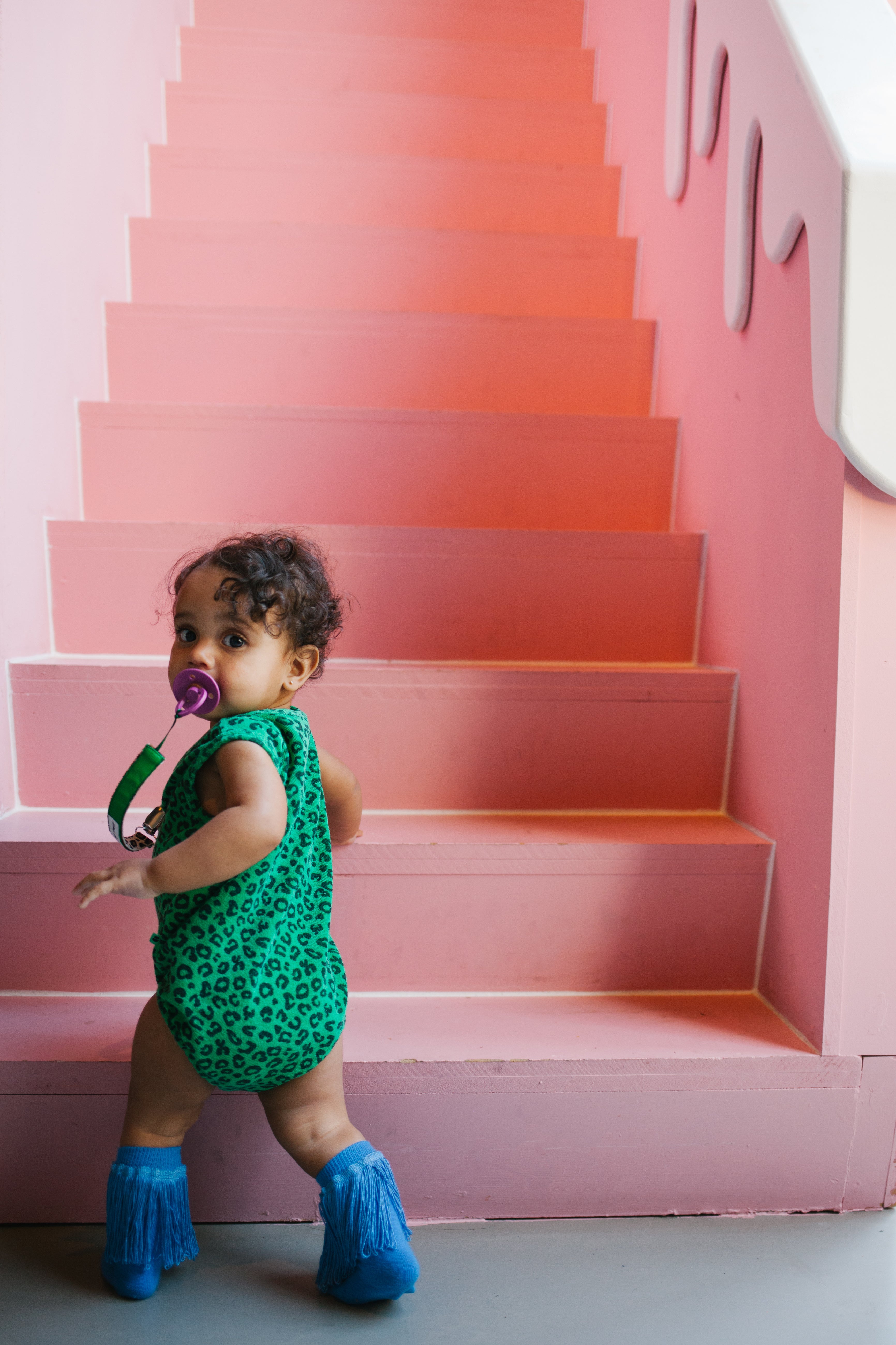 Romper Leafy Leopard