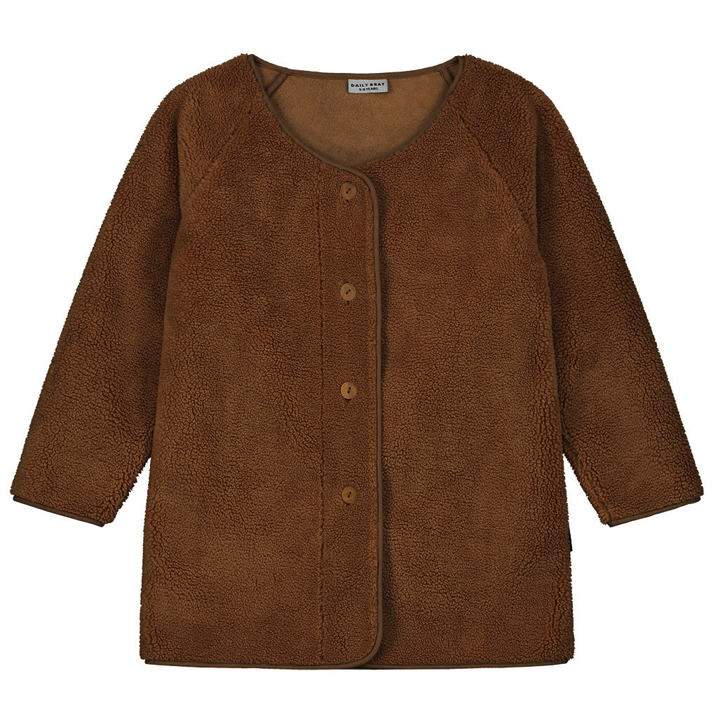Jacket Teddy Bomber Brown