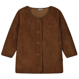 Jacket Teddy Bomber Brown