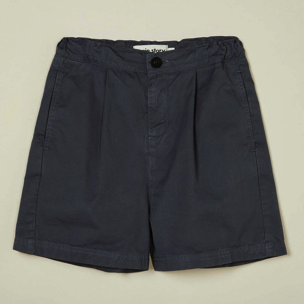 Shorts Pleat Graphite - sample