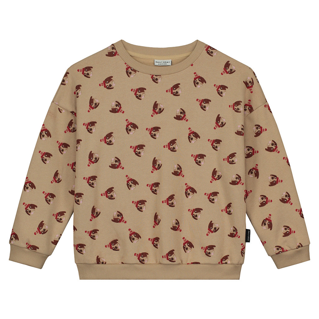 Sweater Quirky Dog Soft Sand