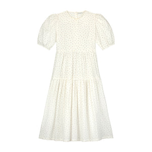 Dress Flower Isabel Pearl White Mom