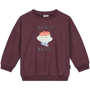 Sweater Craby Cat Soft Purple
