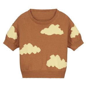 Sweater Knitted Mini Cloudy DK Sandstone