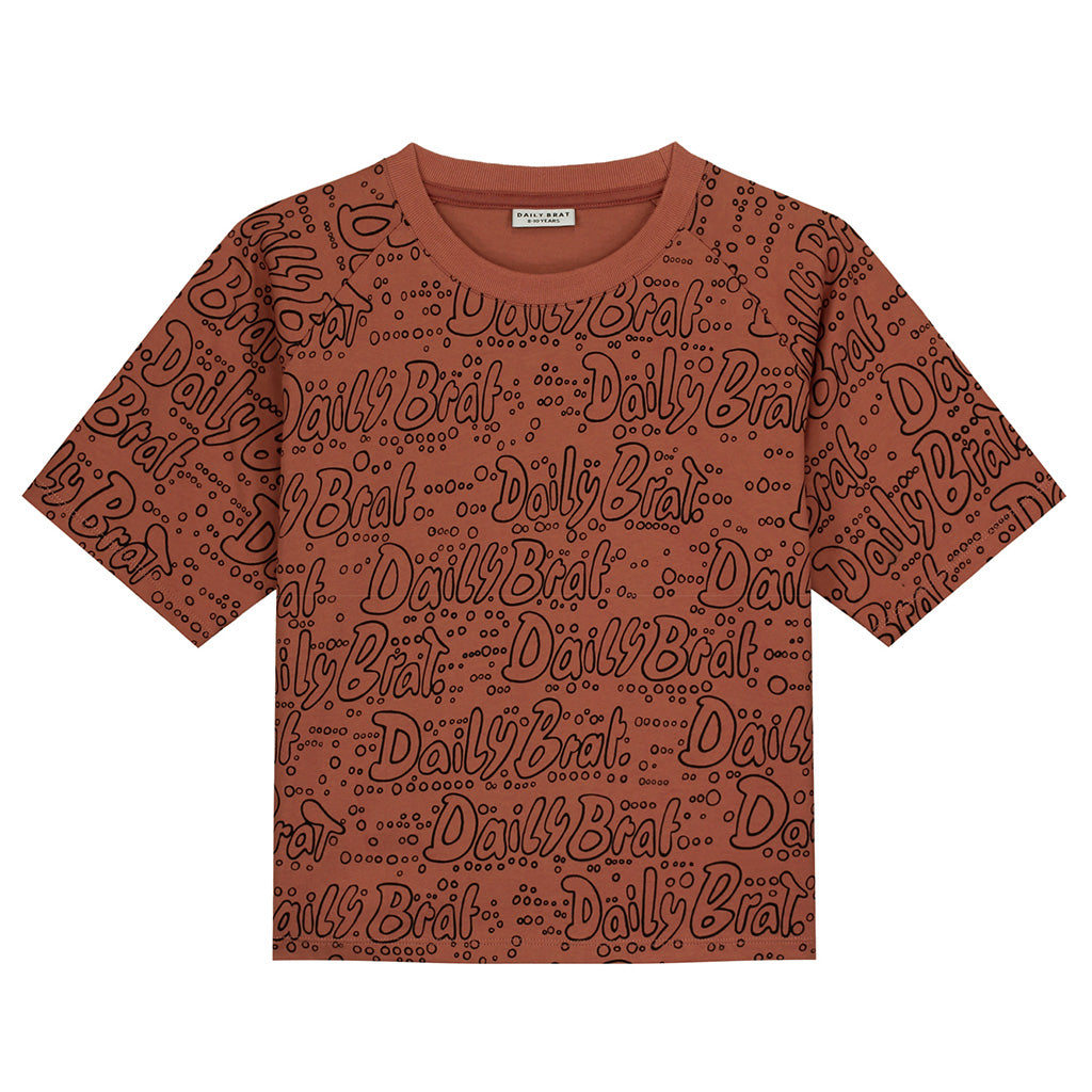 T-Shirt Oversized Daily Summer Cinnamon