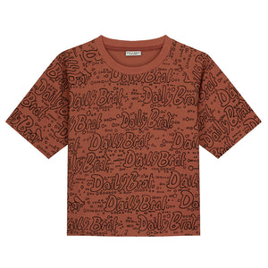 T-Shirt Oversized Daily Summer Cinnamon