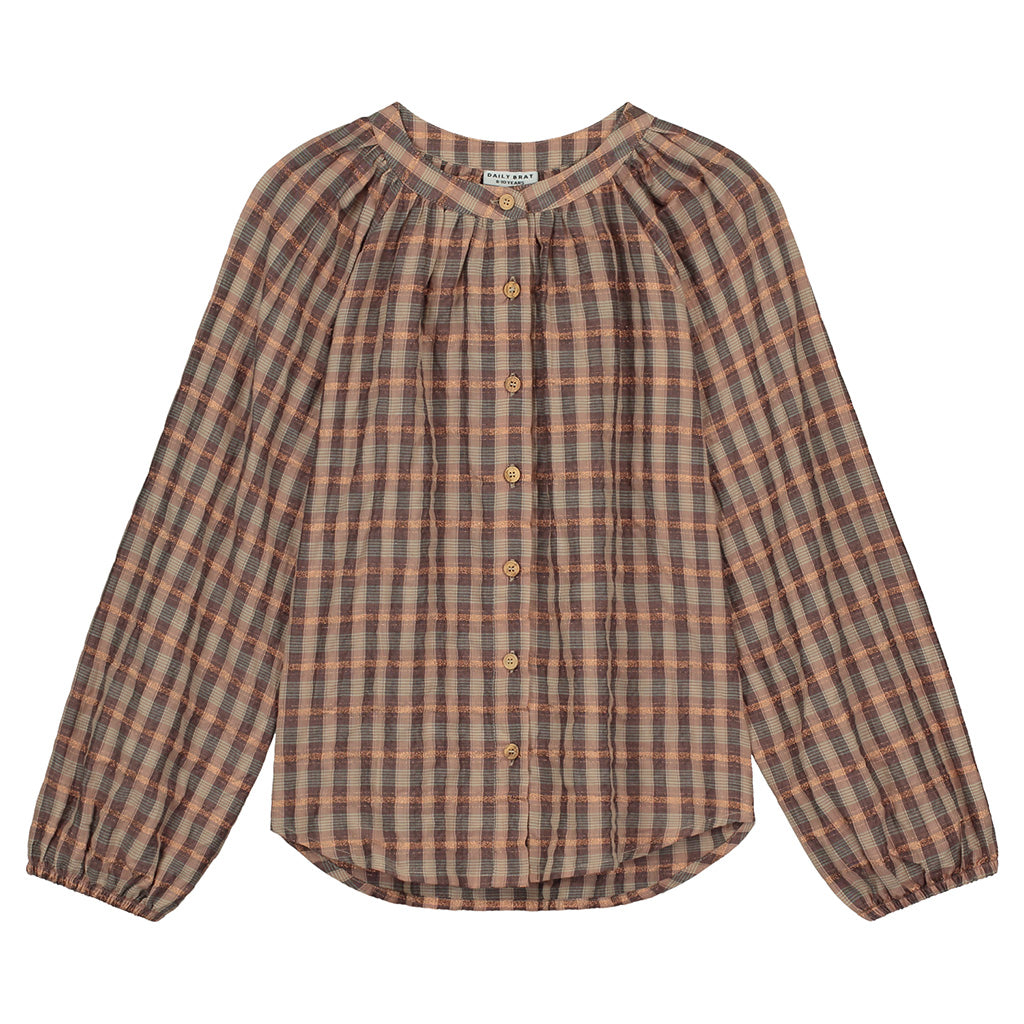 Top Sandy Fancy Glitter Check