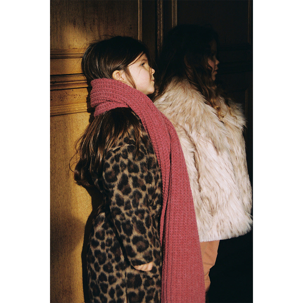 Coat Long AOP Leading Leopard