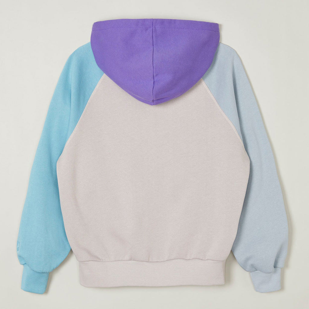 Hoodie Colourblock Cloud