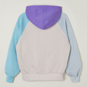 Hoodie Colourblock Cloud