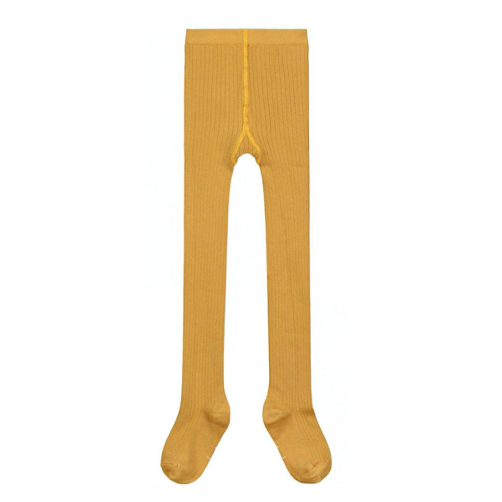 Tights Ribbed Mustard