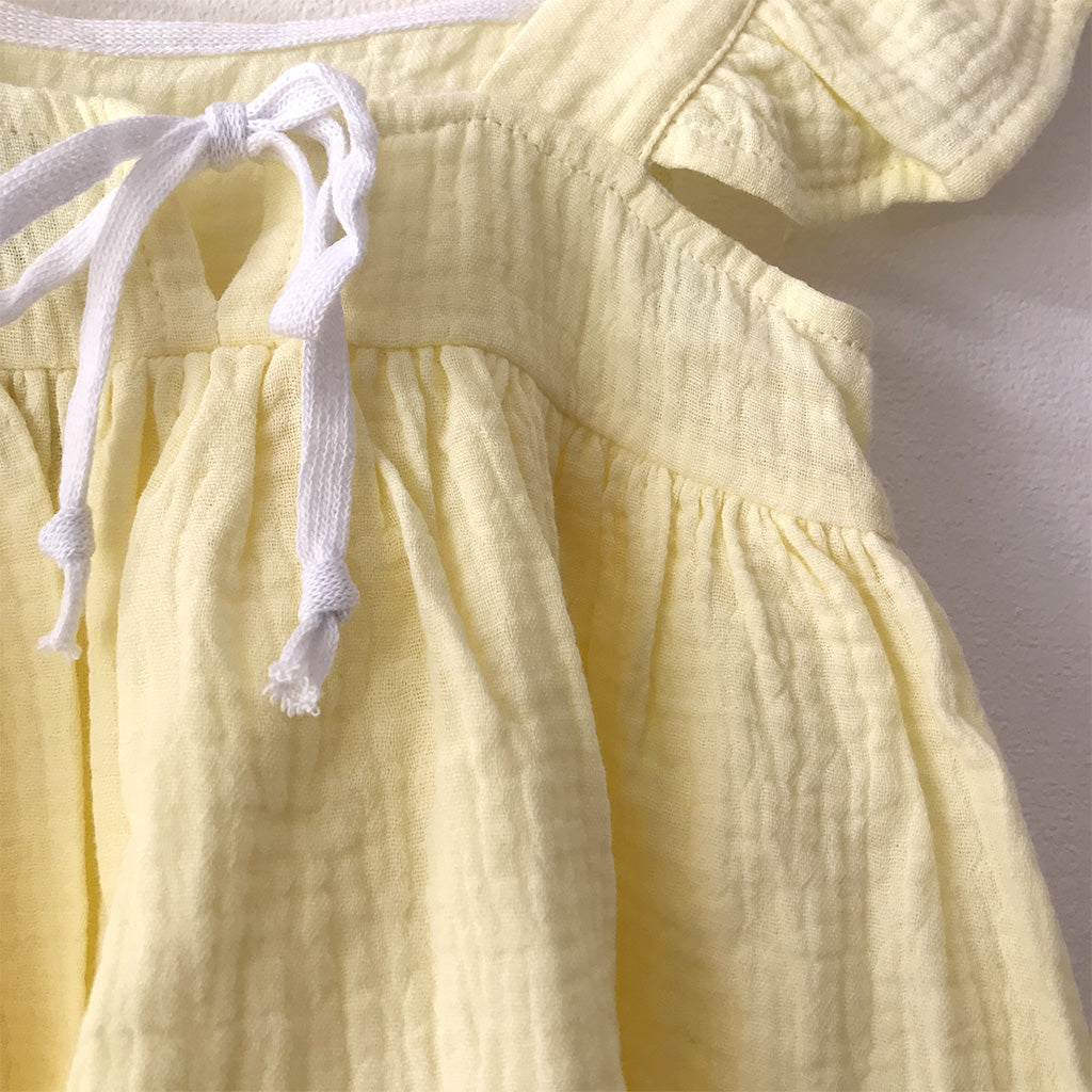 Dress Pinafore Lemon