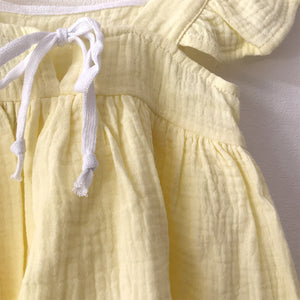 Dress Pinafore Lemon
