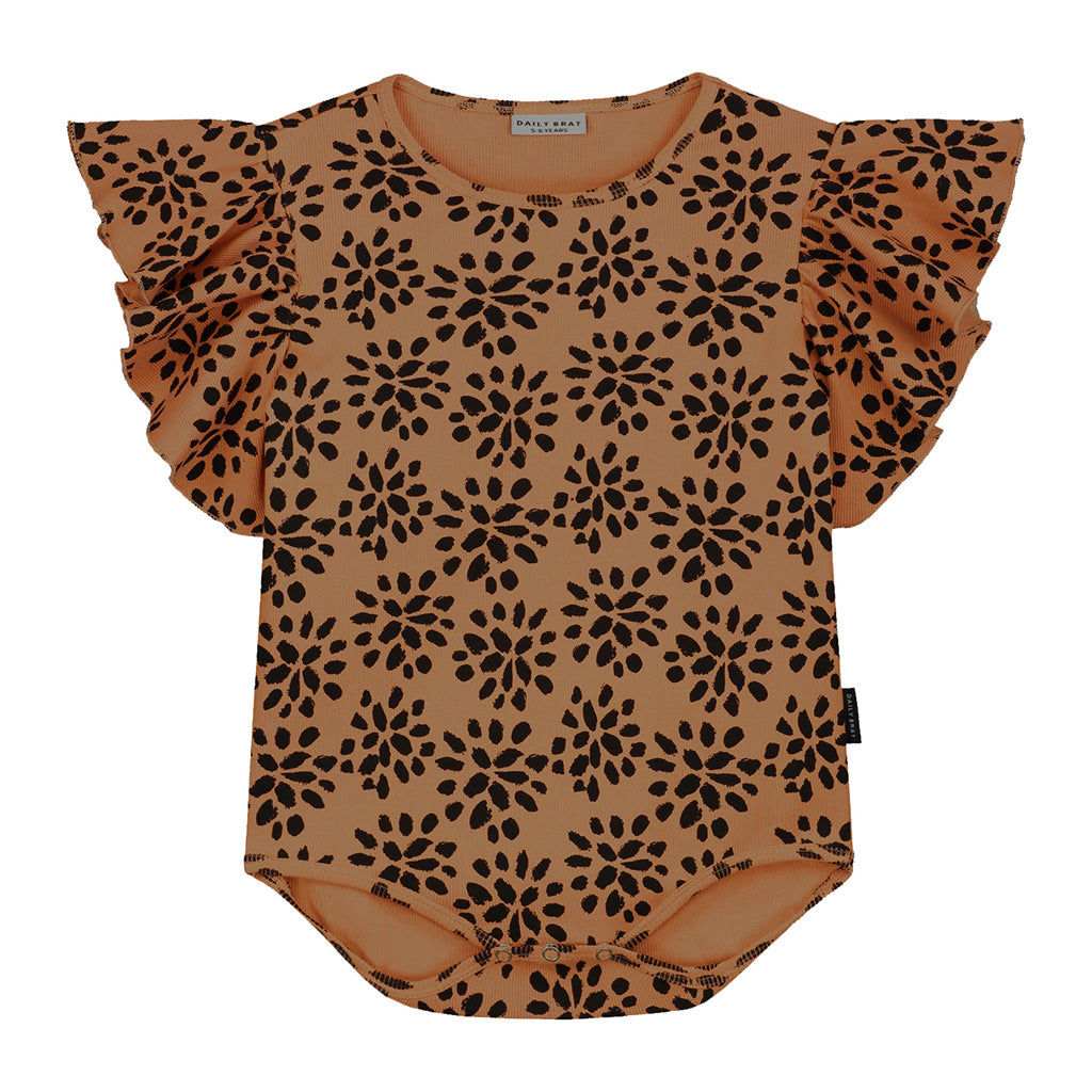 Bodysuit Ivy Ruffle Sandstone