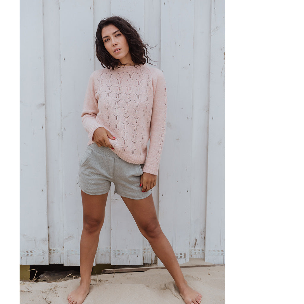 Trousers Steffie Jacquard Beige