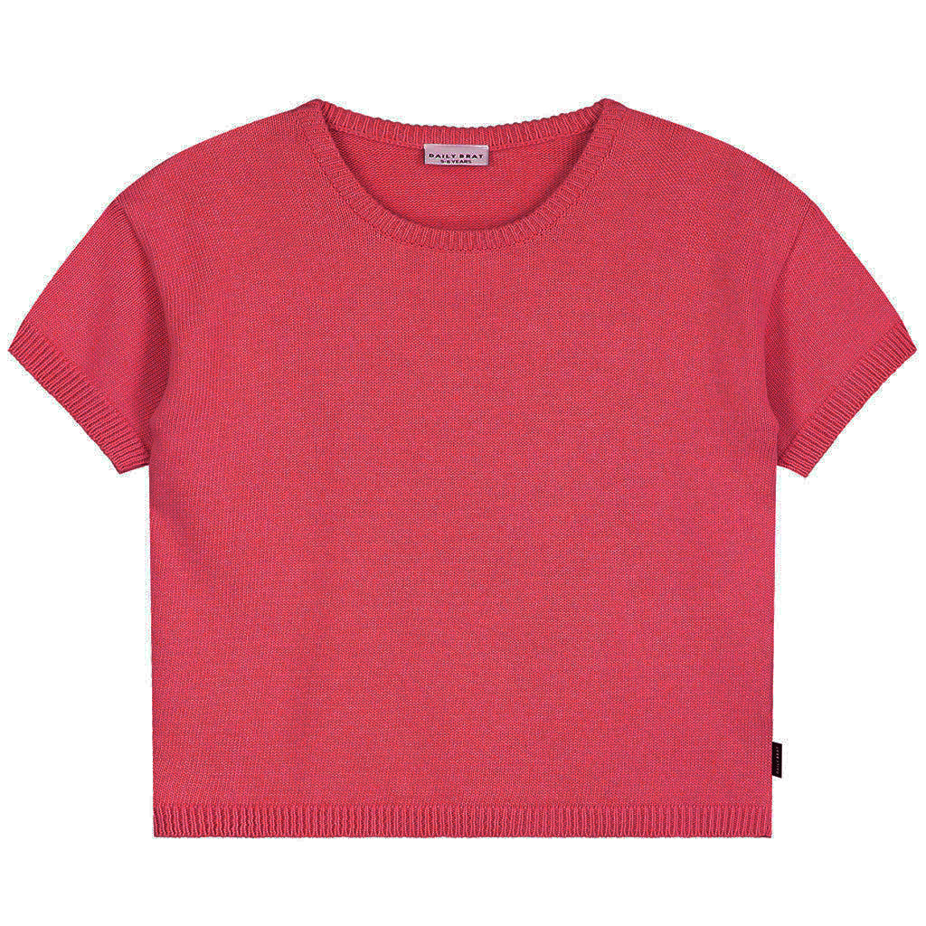 T-shirt Summer Knitted Pink
