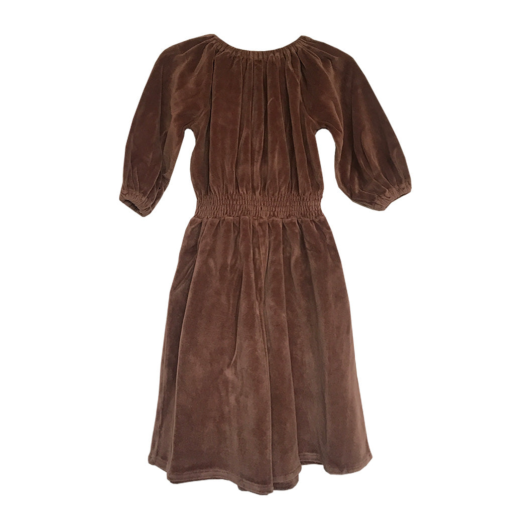 Overall Smocked Brownie