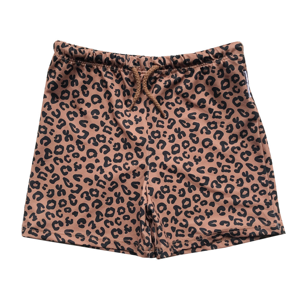 Swimshorts Brown Leopard