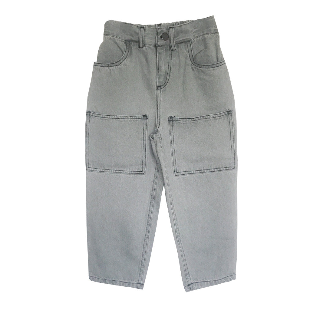 Jean Block Black Rinsed Denim