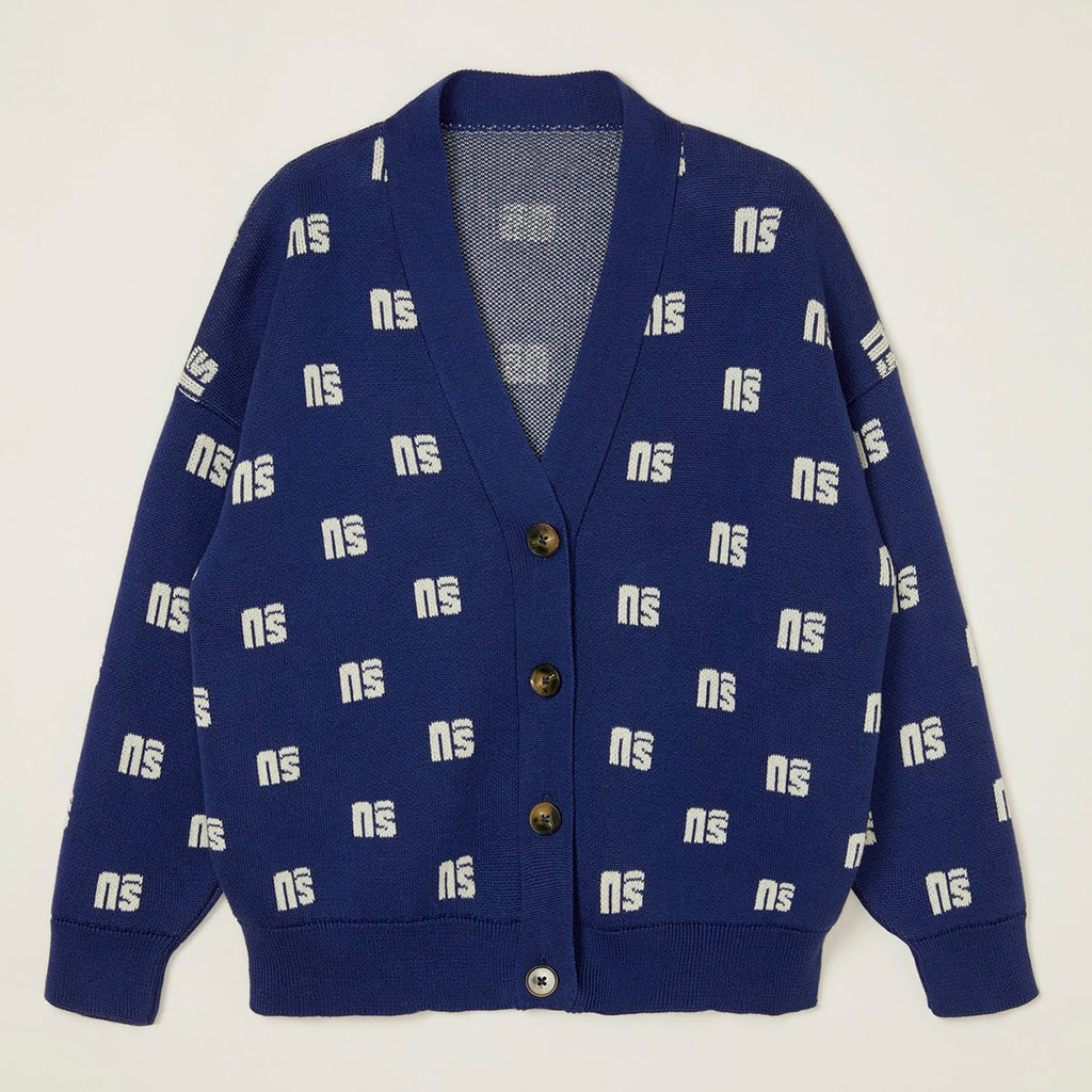 Cardigan Jacquard Night Monogram - sample