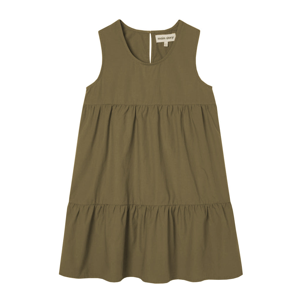 Dress Trapeze Khaki
