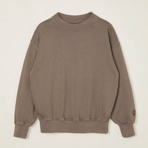 Sweatshirt Oversized Plain Chocolate