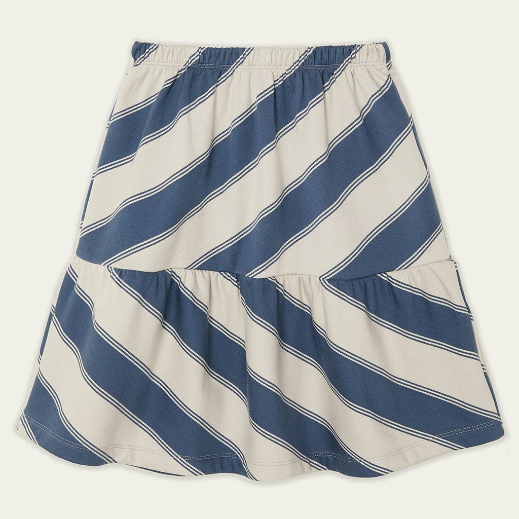 Skirt Frill Birch Indigo Stripe