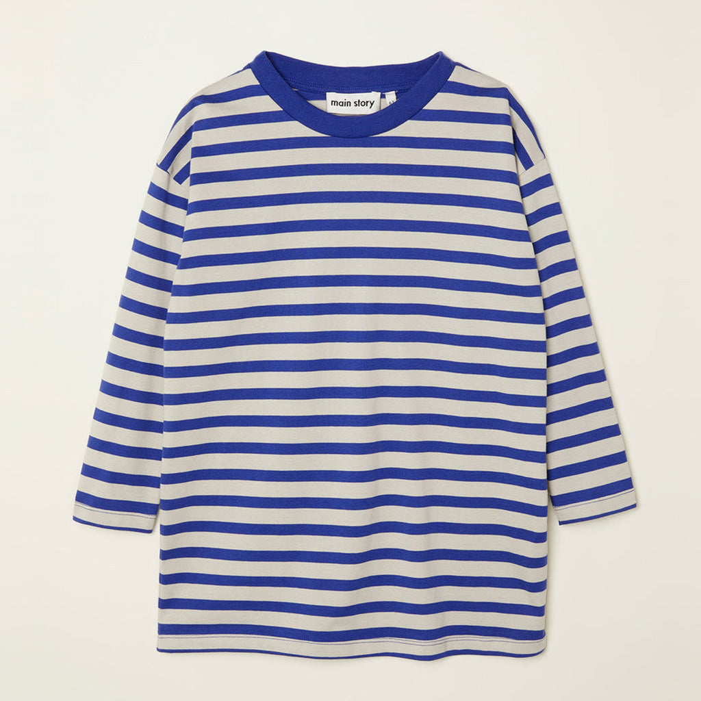 Dress Tee Longsleeve Birch Ultramarine