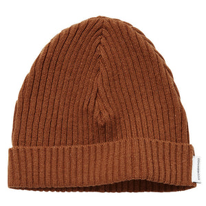 Beanie Knit Burnished Leather