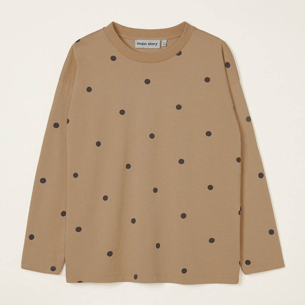 Longsleeve Tee Tan Spot