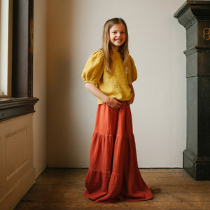 Skirt Mio Maxi Rusty Red