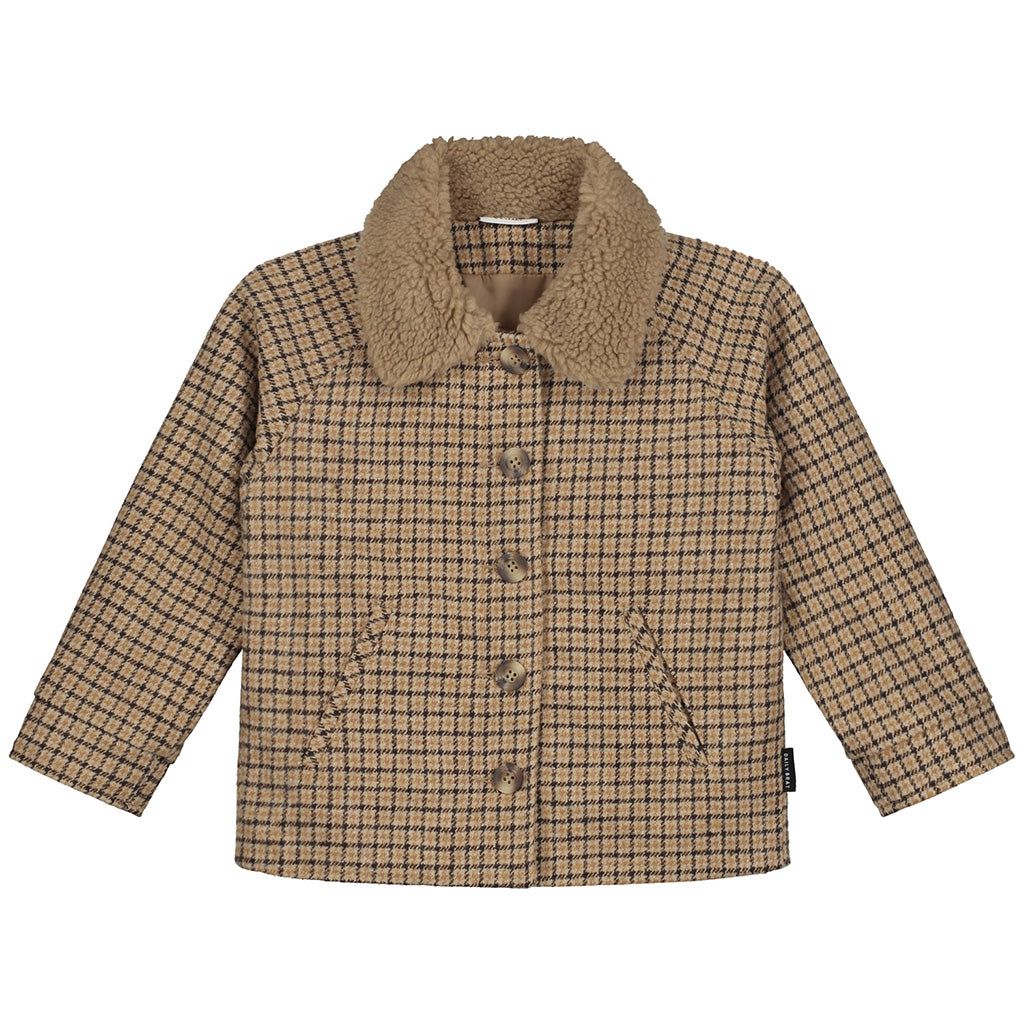 Jacket Oliver Pilot Checked Camel