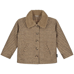 Jacket Oliver Pilot Checked Camel